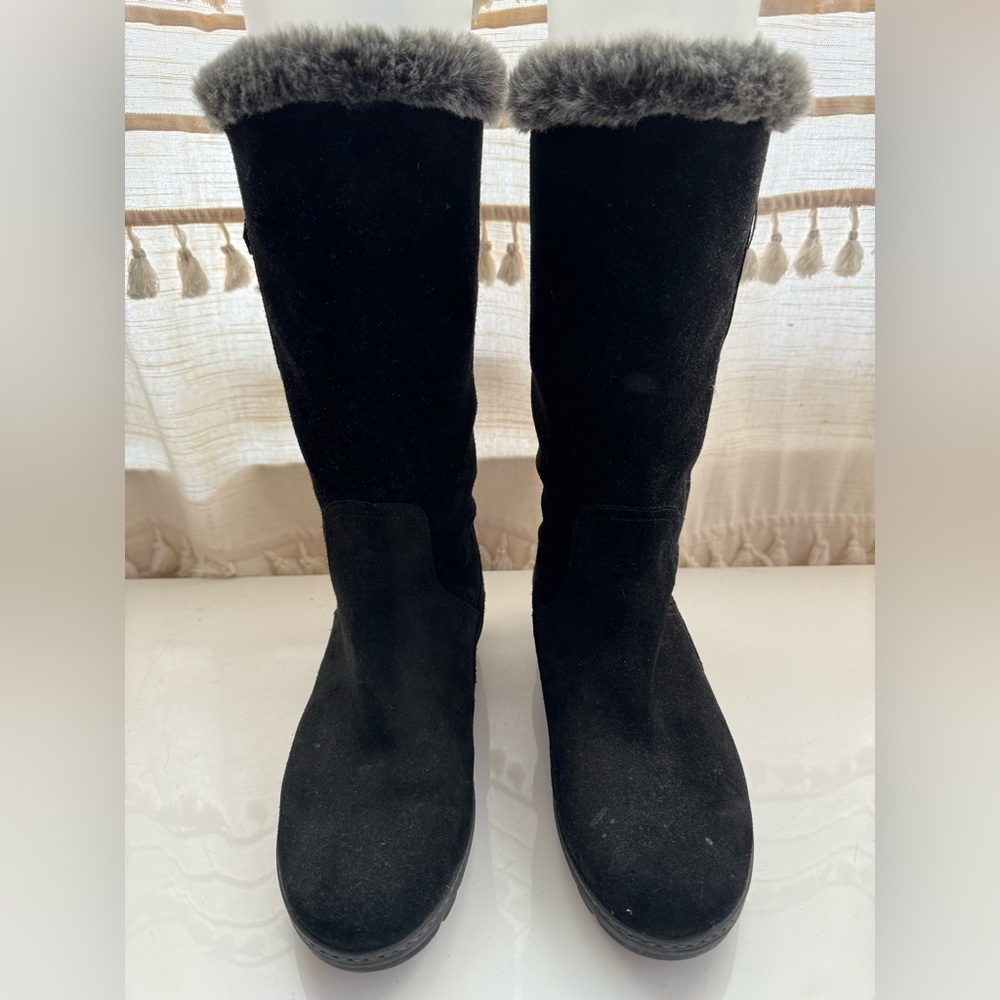 CLOSET CLEAR OUT: Aquatalia Suede Fur Boot